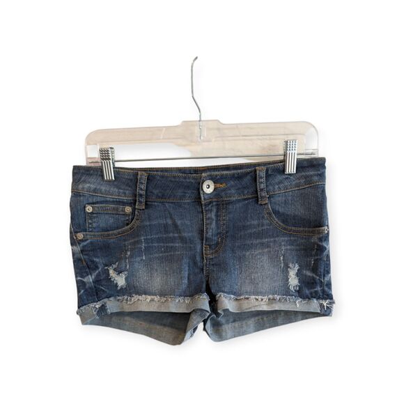 PARIS BLUES Distressed SHORTS WOMENS SIZE 7 - Picture 1 of 6